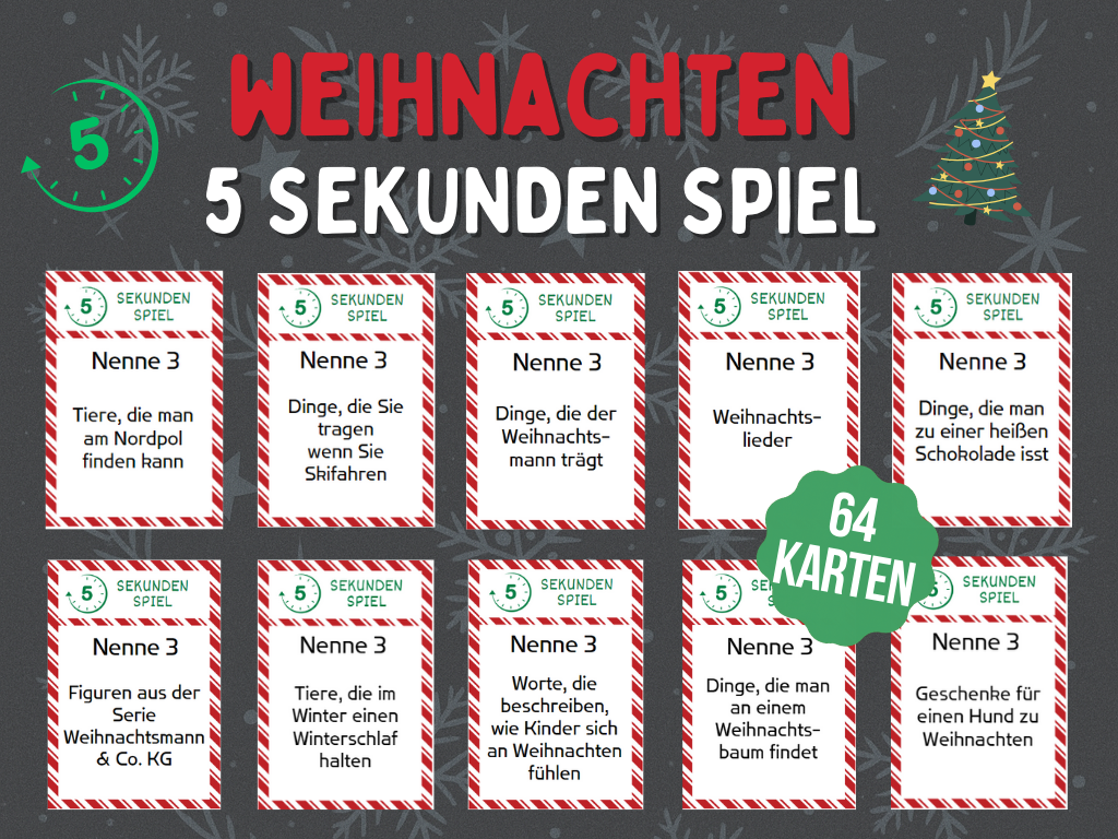 Weihnachten Spiele-Paket