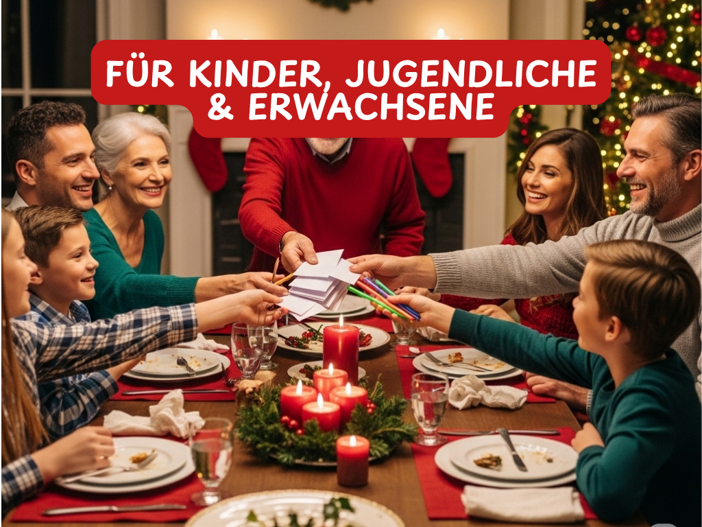 Weihnachtsspiel - Tabu Spiel - Mega Pack