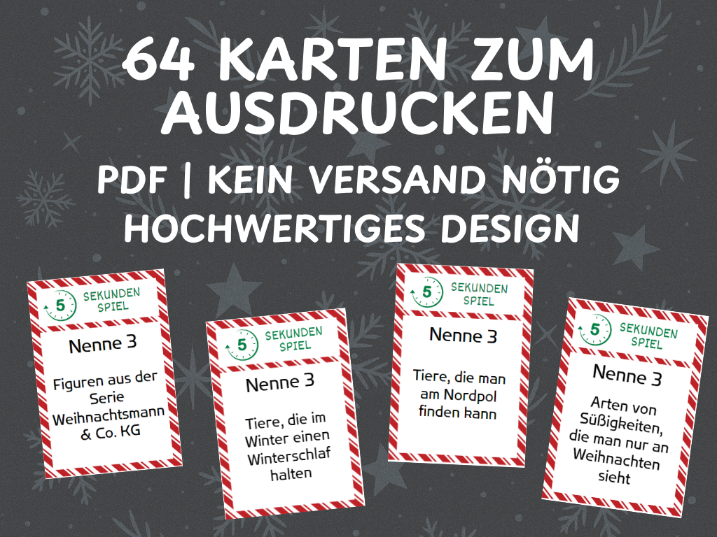 Weihnachtsspiel - 5 Sekunden Spiel