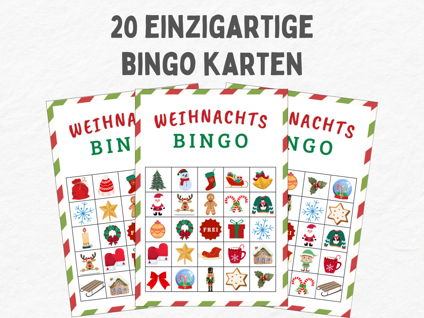 Weihnachtsspiel Bingo Spiel