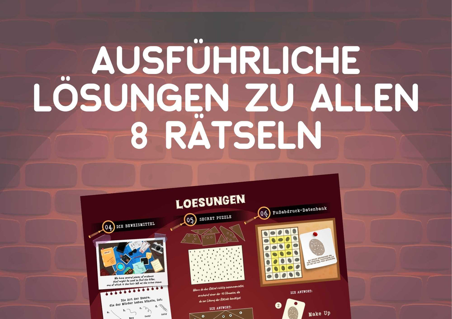 Detektiv Schnitzeljagd - Schatzsuche für Kinder