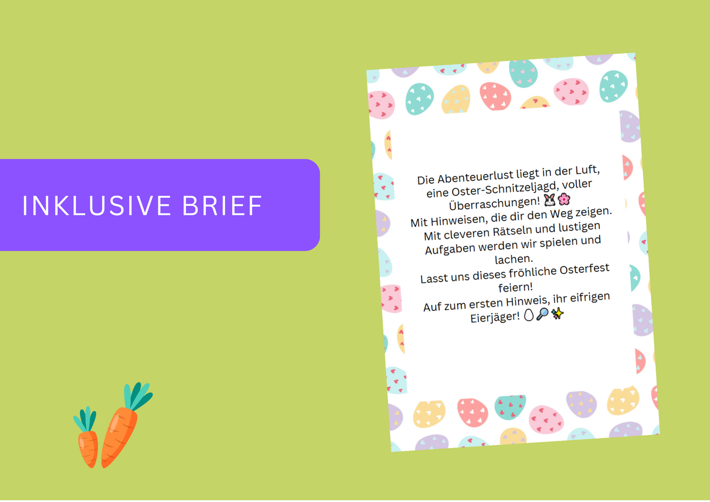 Ostern - Schnitzeljagd Indoor - ältere Kinder