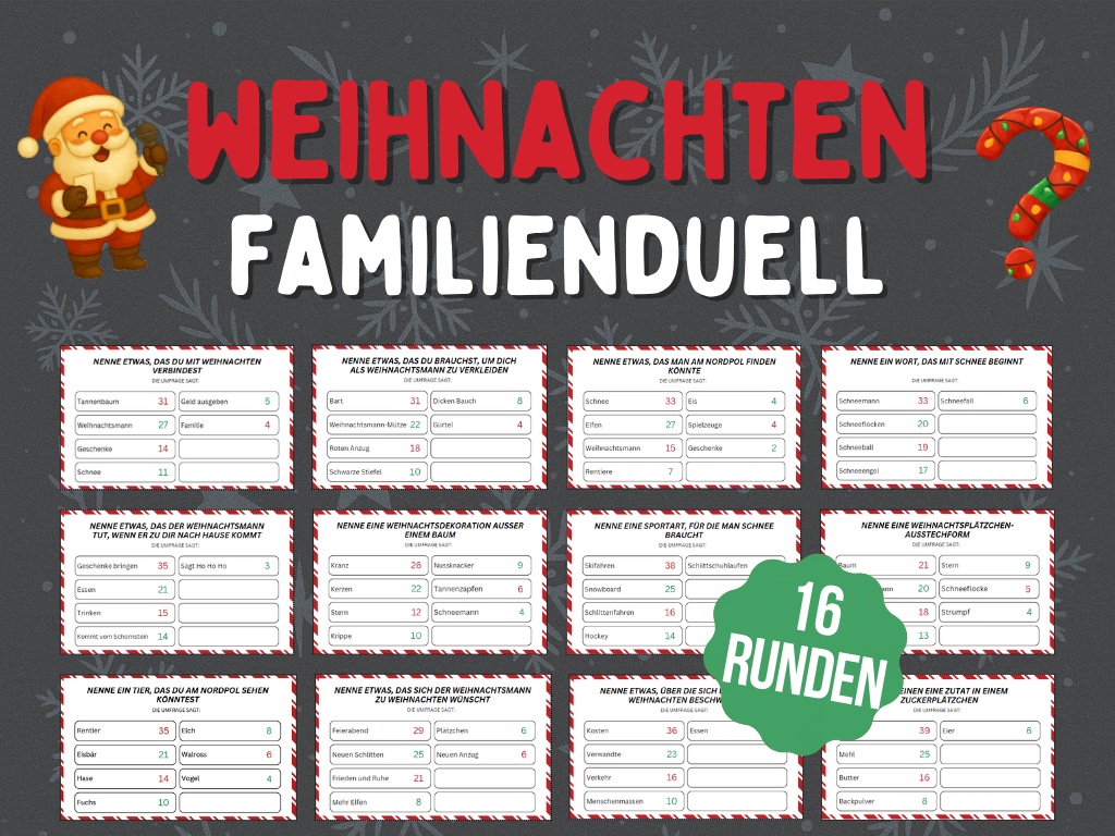 Weihnachten Spiele-Paket
