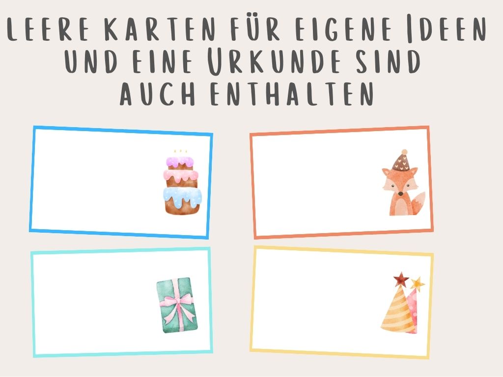 Geburtstag Schnitzeljagd Spiel Kinder - Zuhause
