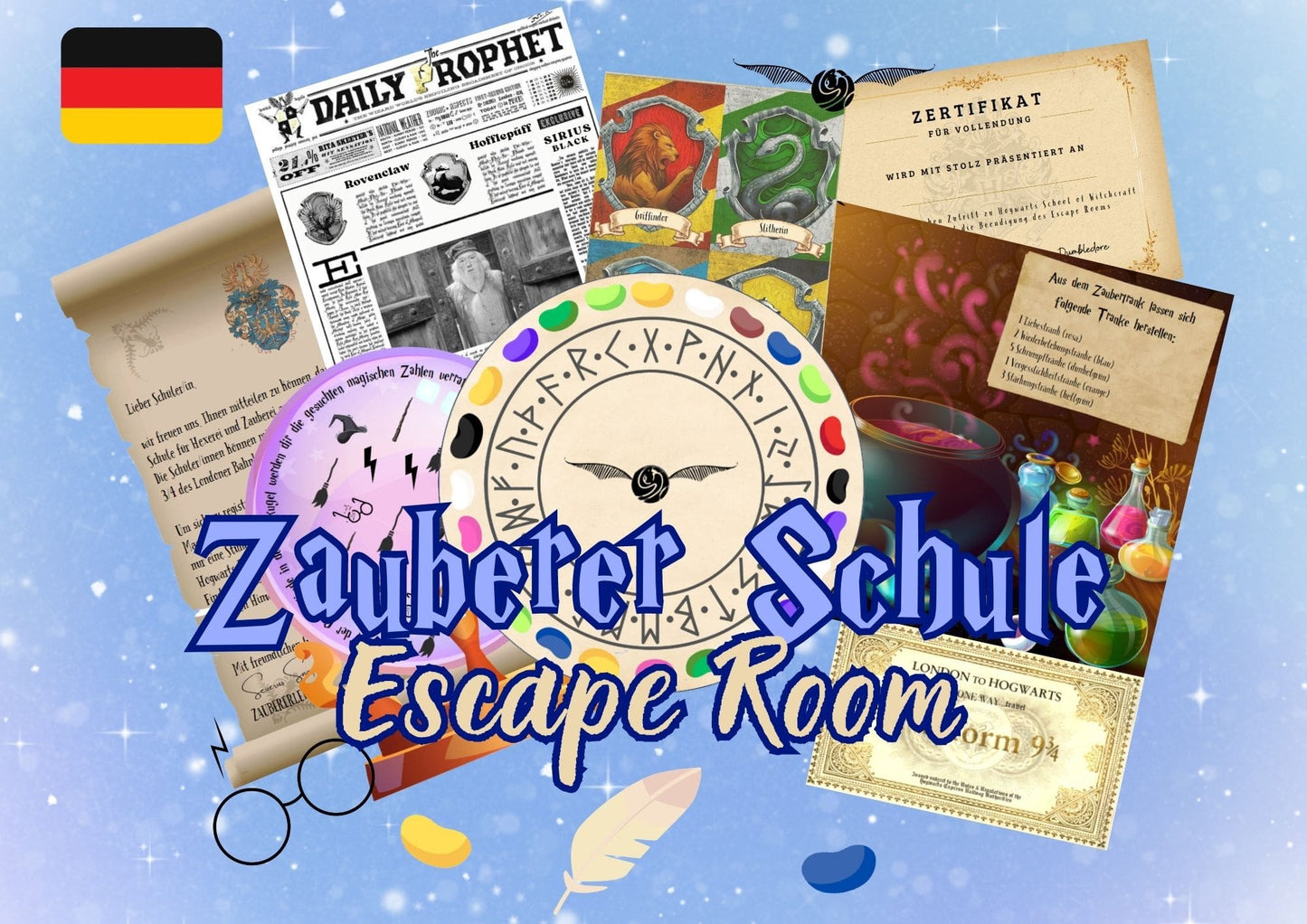 Zauberer - Schnitzeljagd