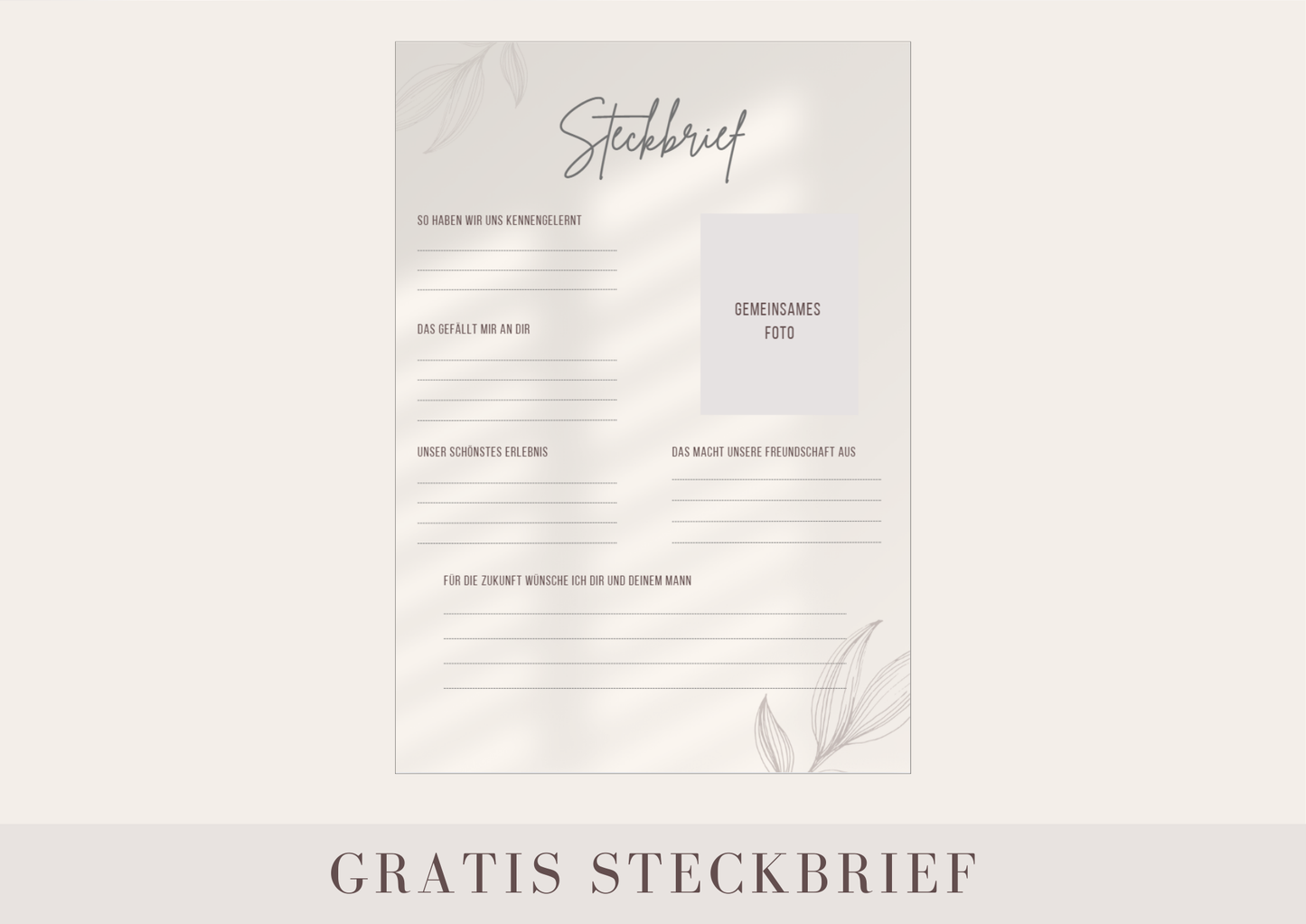 JGA Spiele Frauen - boho