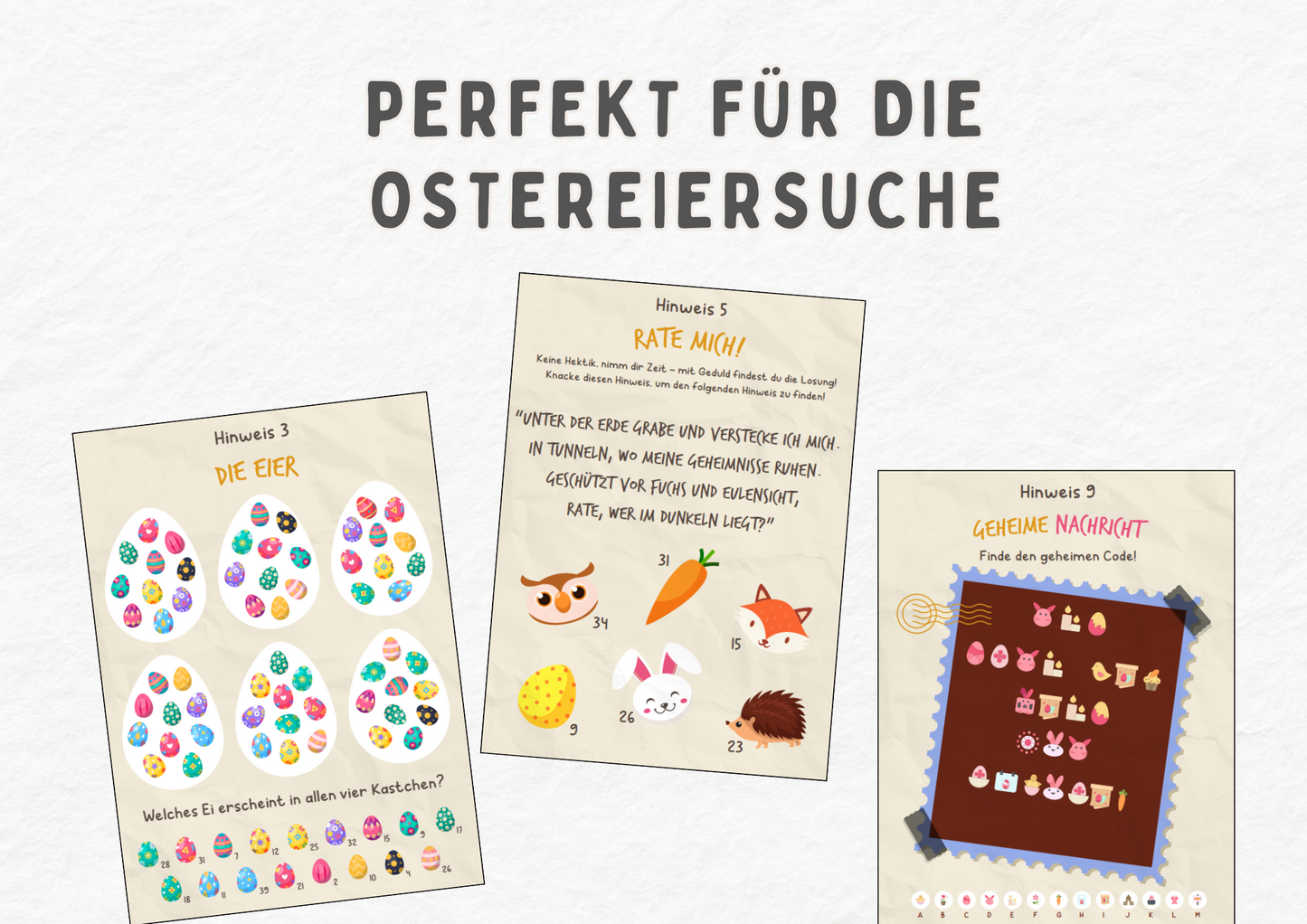 Ostern - Escape Room Schnitzeljagd