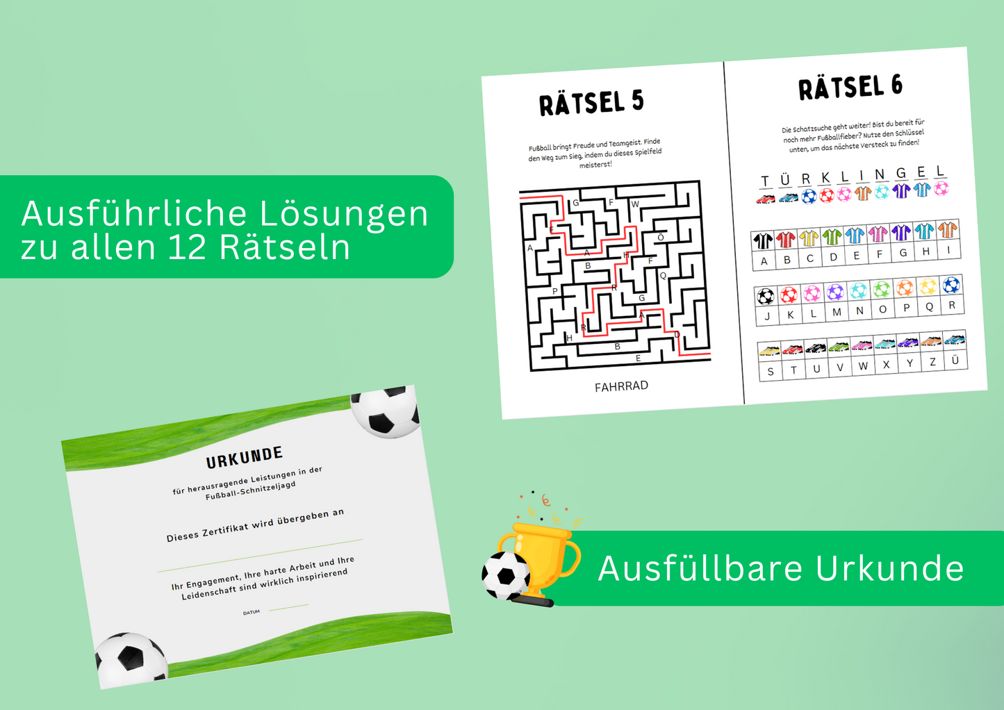 Fußball Schnitzeljagd - Outdoor