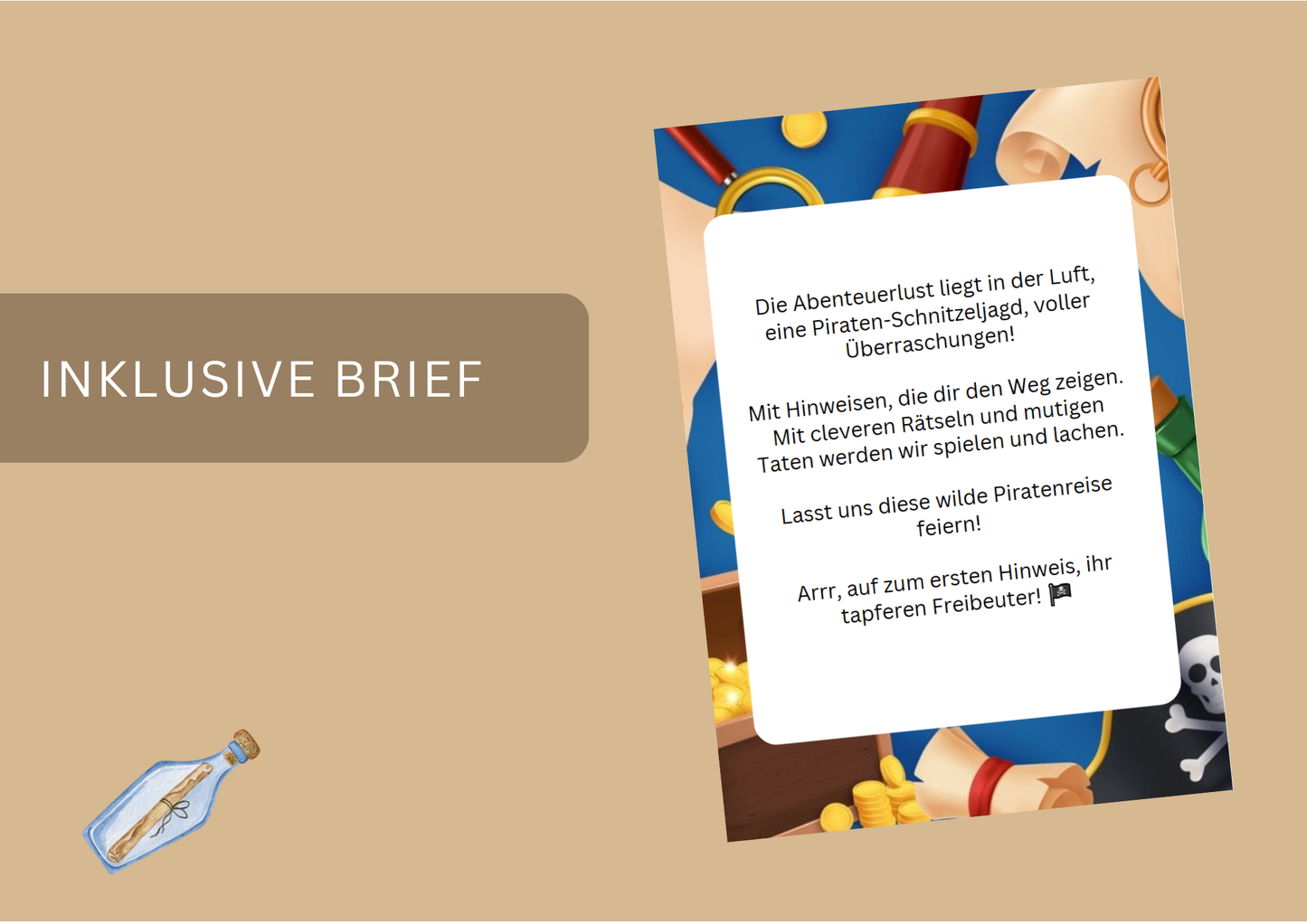 Piraten Schatzsuche - Piraten Schnitzeljagd