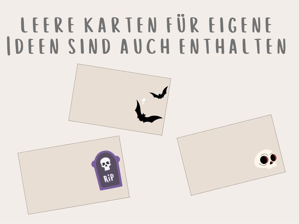 Halloween-Schnitzeljagd Spiel für Kinder