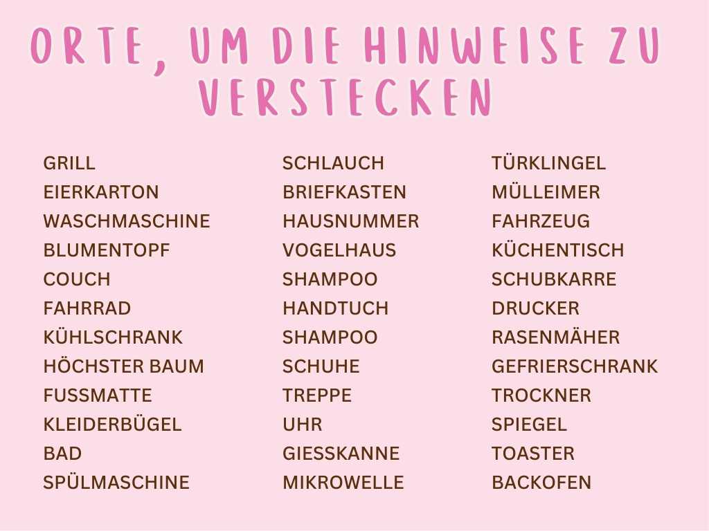 Schnitzeljagd Einhorn für Mädchen Kindergeburtstag