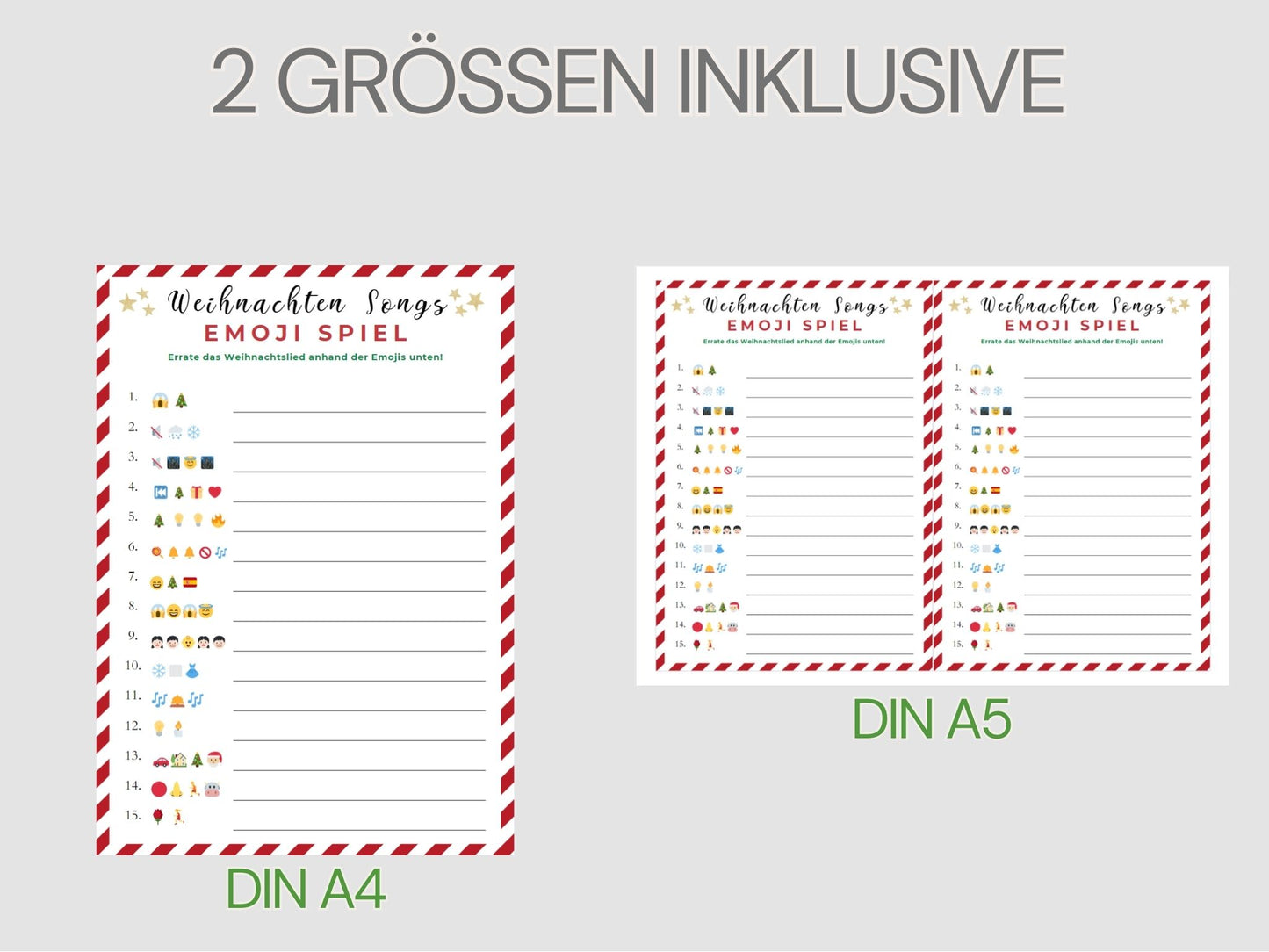 Weihnachtsspiel - Weihnachtslieder Emoji