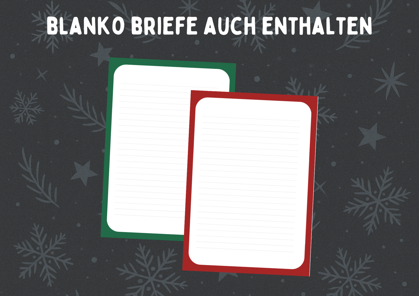 Weihnachtswichtel- 25 Wichtelbriefe