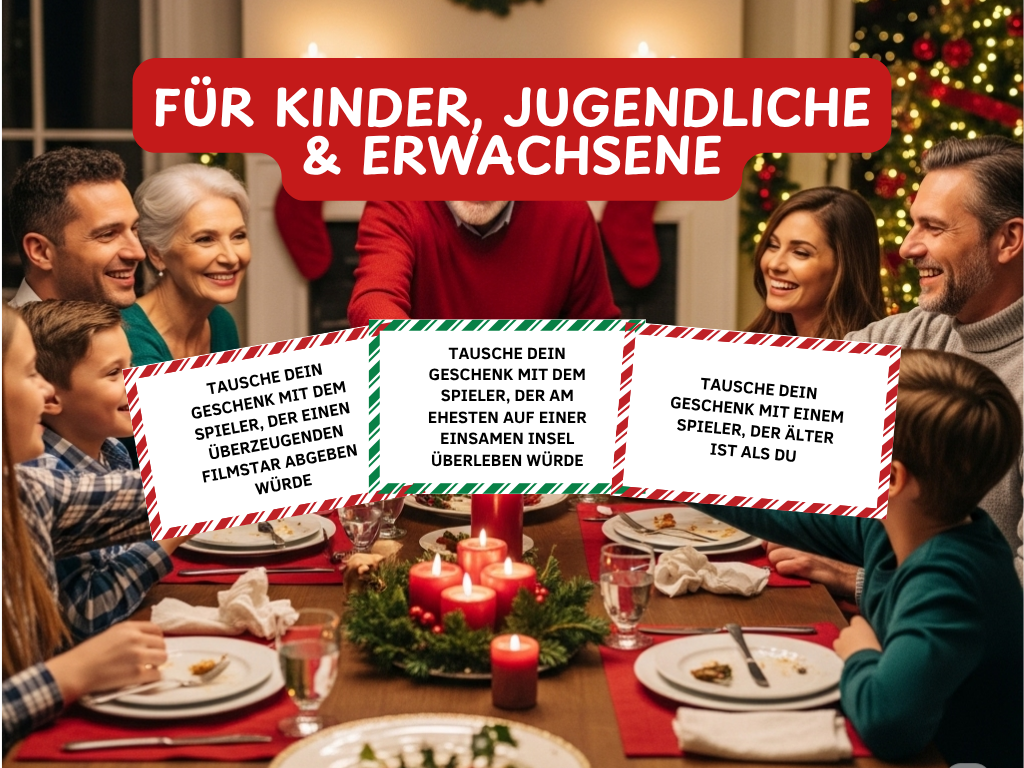 Weihnachtsspiel - Geschenke Wichteln Spiel