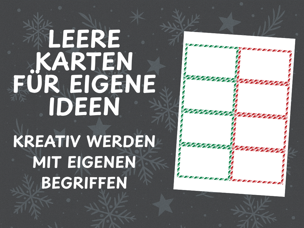 Weihnachtsspiel - Geschenke Wichteln Spiel