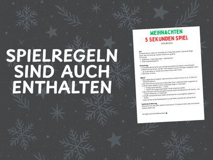Weihnachtsspiel - 5 Sekunden Spiel