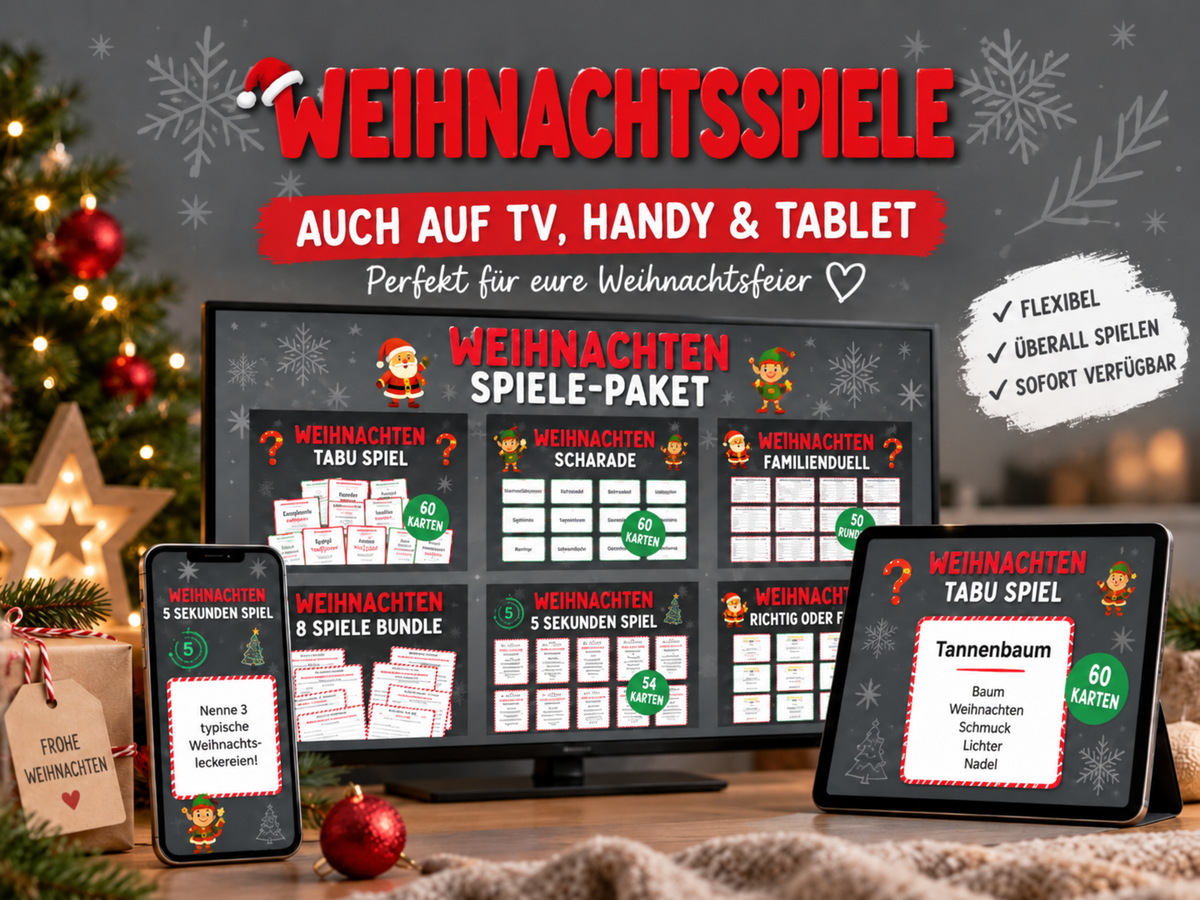 Weihnachten Spiele-Paket