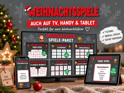 Weihnachten Spiele-Paket
