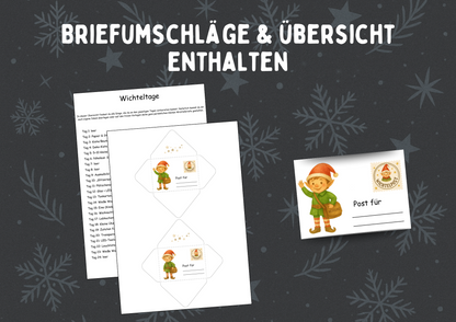 Weihnachtswichtel- 25 Wichtelbriefe
