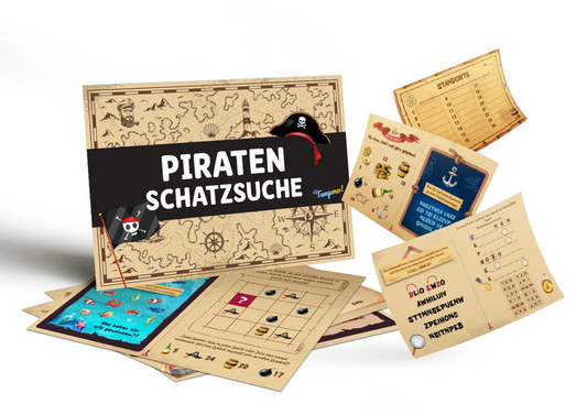 Schatzsuche Piraten - Schnitzeljagd für Kinder
