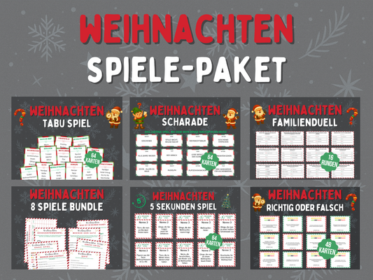 Weihnachten Spiele-Paket
