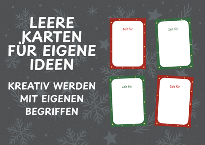 Weihnachts-Adventskalender Karten