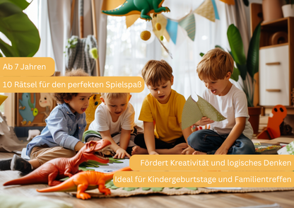 Dinosaurier Schnitzeljagd - Dino Schatzsuche