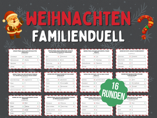 Weihnachtsspiel - Familienduell Spiel