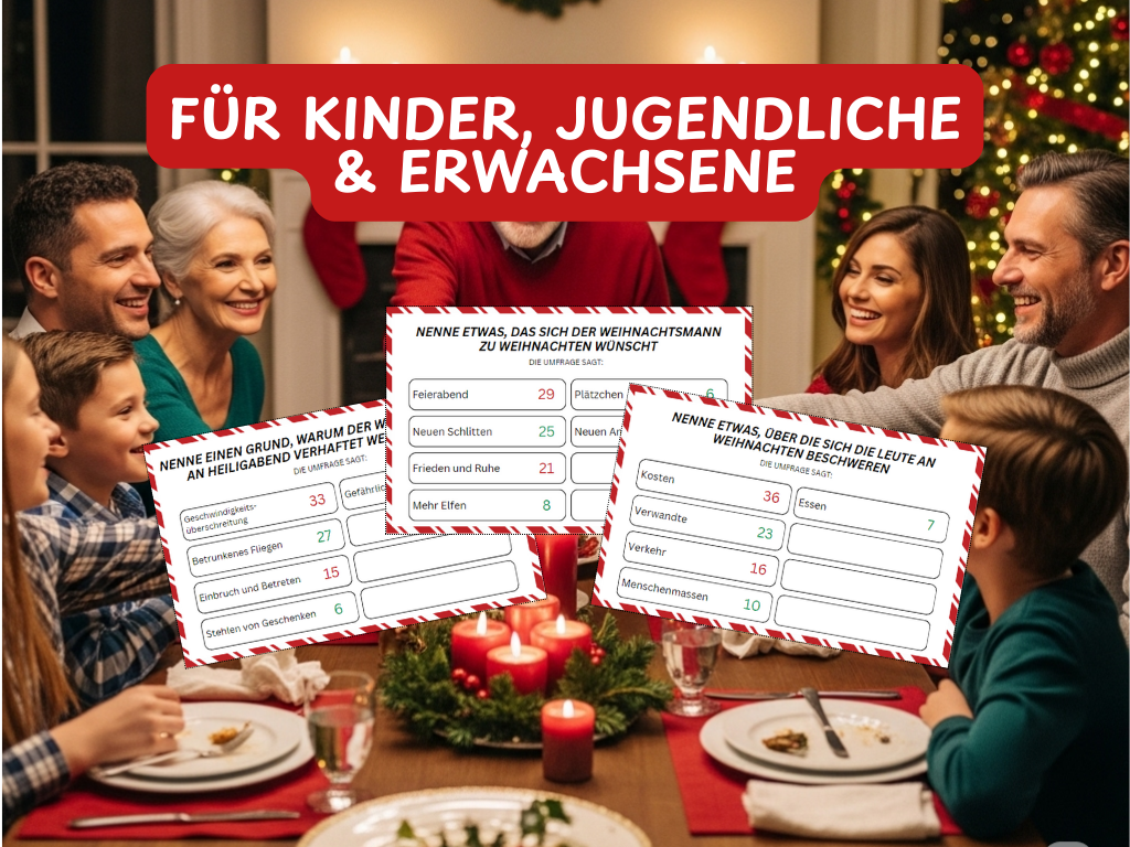 Weihnachtsspiel - Familienduell Spiel