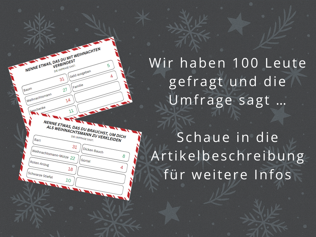 Weihnachtsspiel - Familienduell Spiel