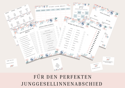 JGA Spiele Frauen - flower