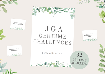 JGA - Geheime Challenges Aufgaben
