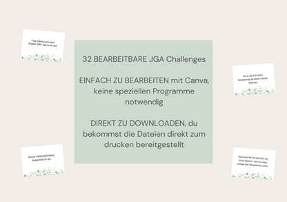 JGA - Geheime Challenges Aufgaben