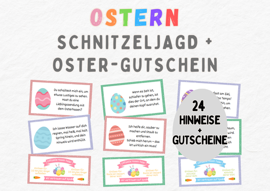 Ostern - Schnitzeljagd & Gutscheine