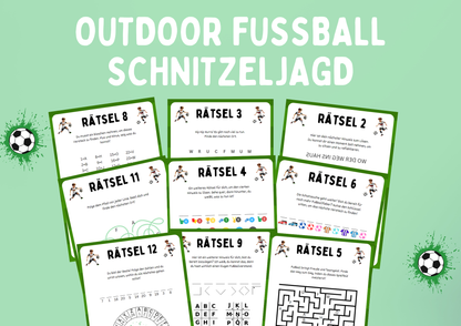 Fußball Schnitzeljagd - Outdoor