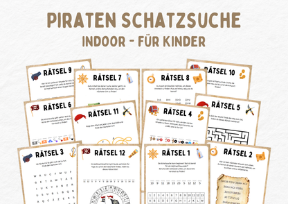 Piraten Schatzsuche - Piraten Schnitzeljagd