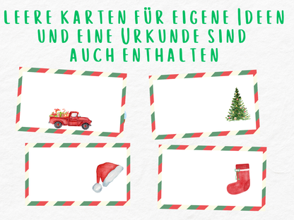 Weihnachtsspiel  - Schnitzeljagd für Kinder