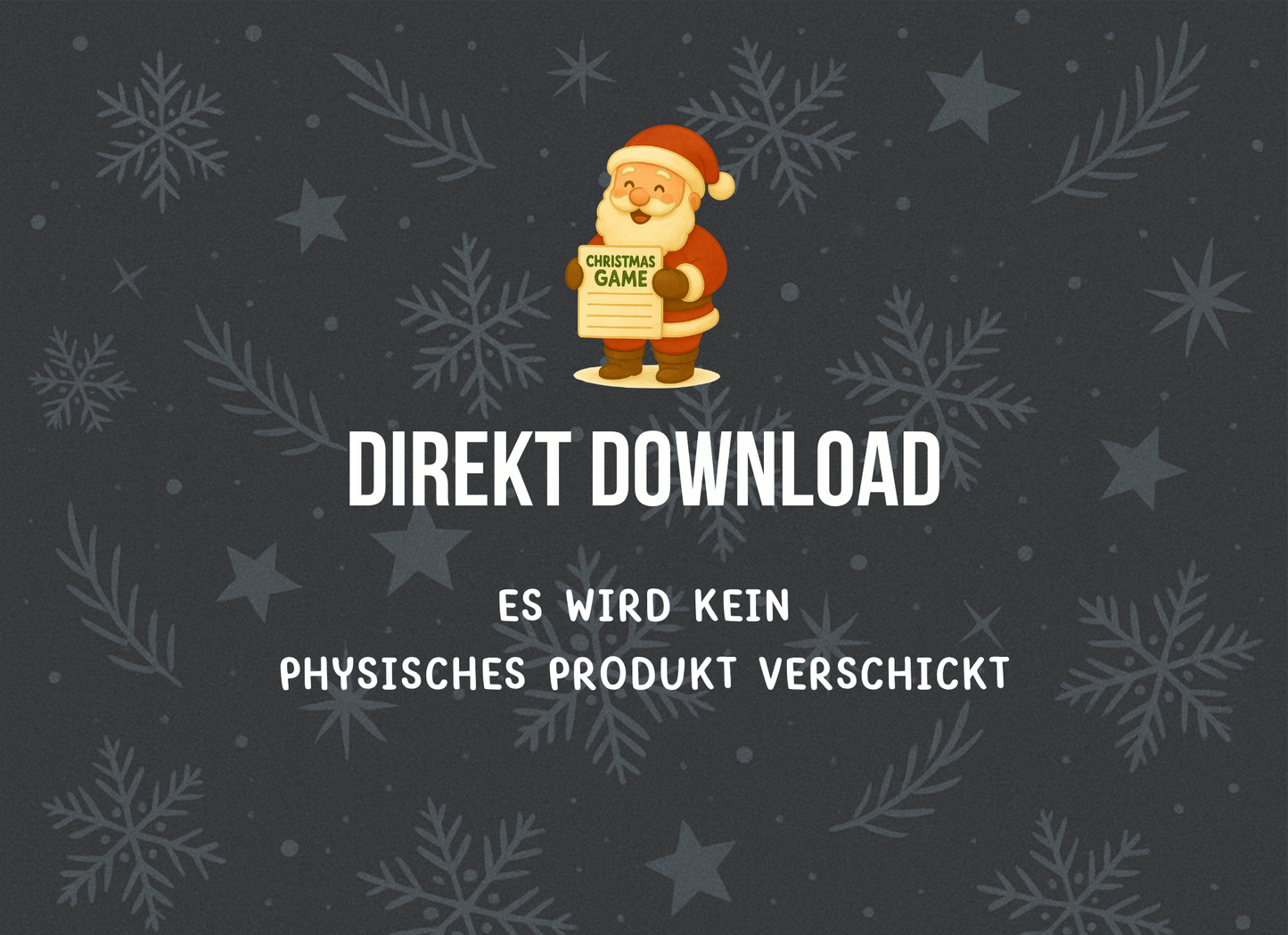 Weihnachten Spiele-Set - 25 Spiele