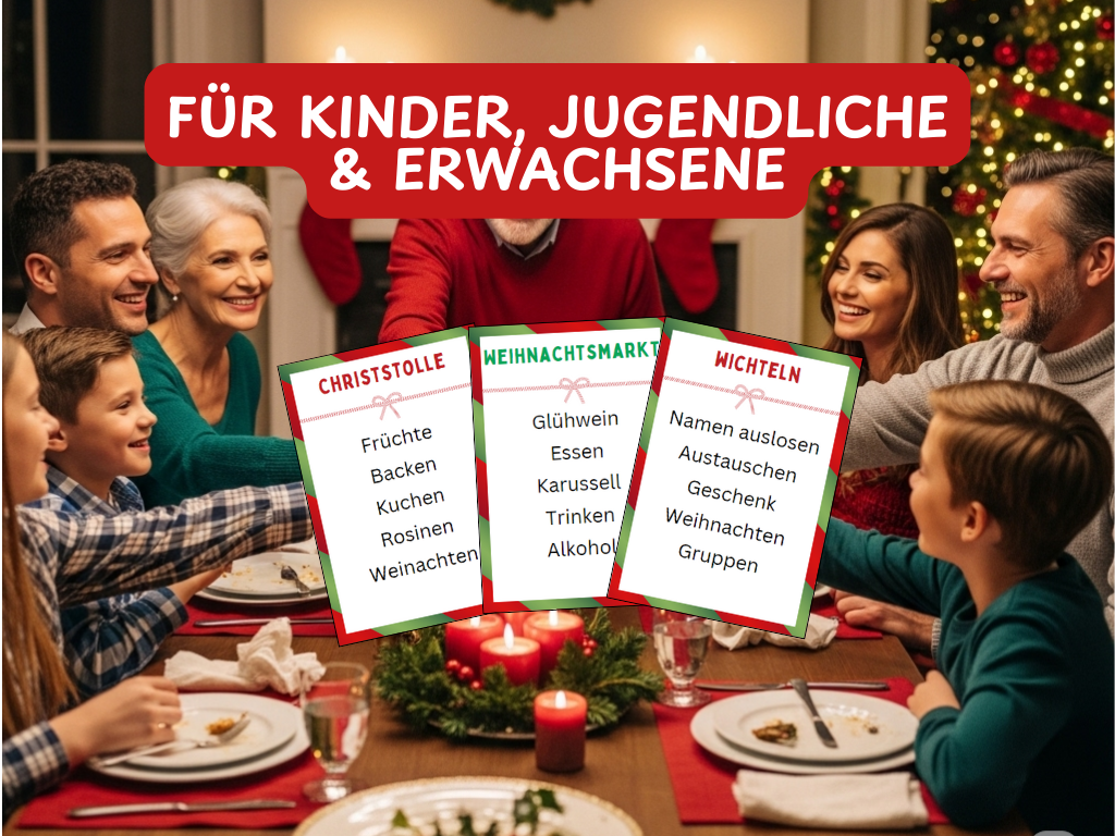 Weihnachtsspiel - Tabu Spiel