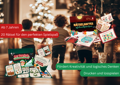 Weihnachten - Escape Room Spiel Bundle für Kinder