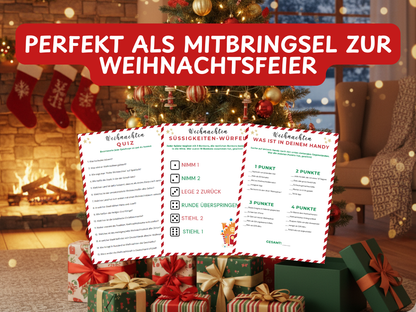 Weihnachten Spiele-Set - 8 Spiele