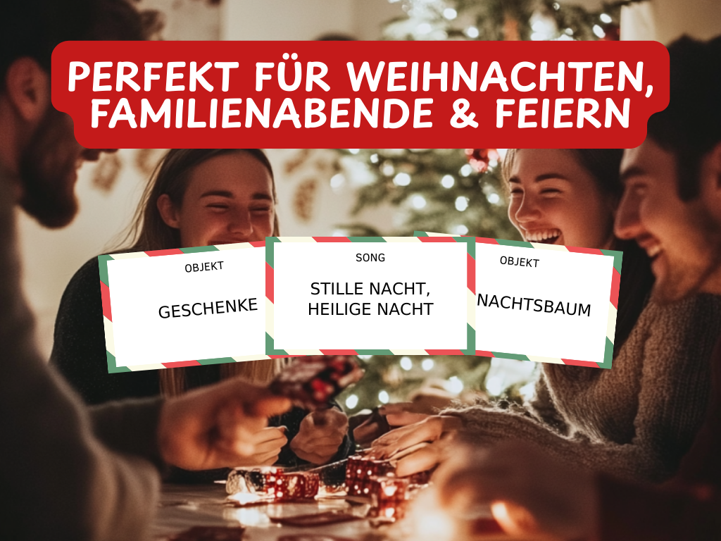 Weihnachtsspiel - Scharade Spiel