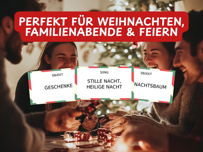 Weihnachtsspiel - Scharade Spiel