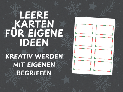 Weihnachtsspiel - Scharade Spiel