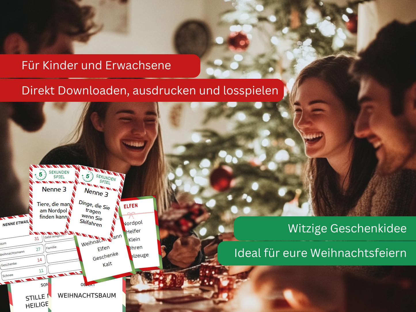 Weihnachten Spiele-Paket