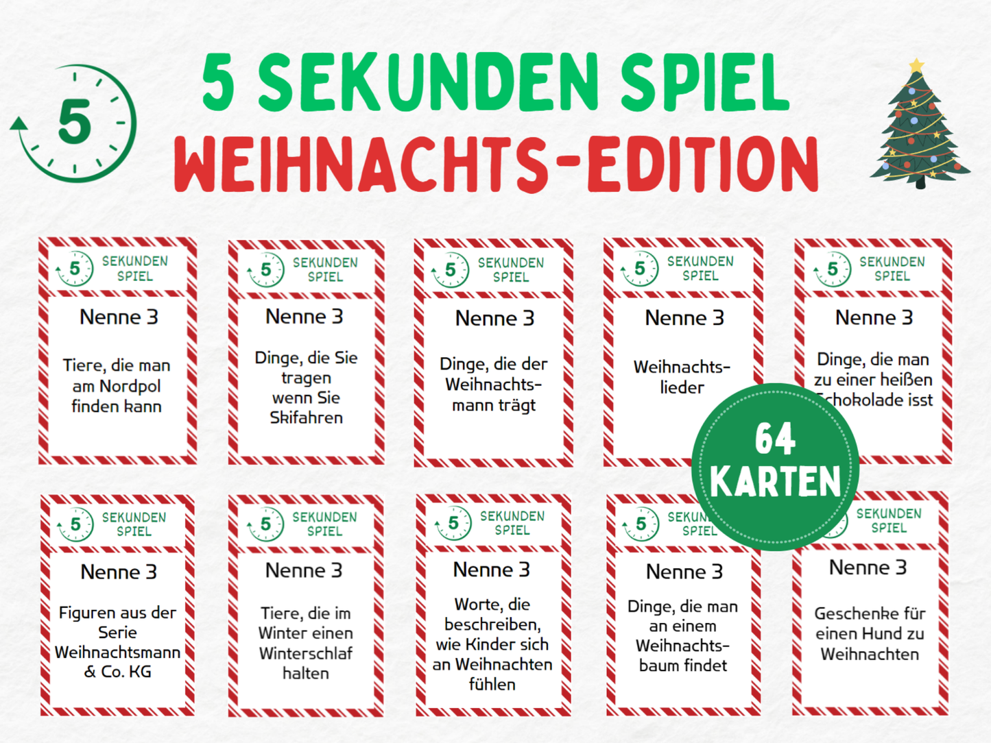 Weihnachten Spiele-Paket