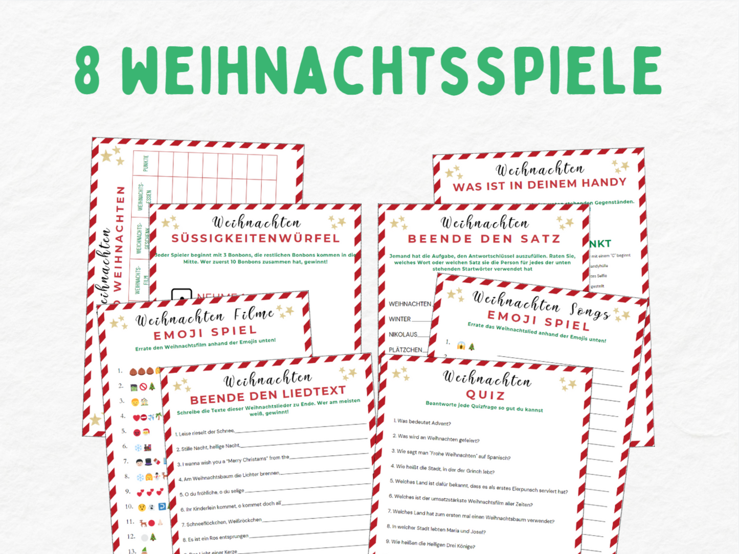 Weihnachten Spiele-Paket