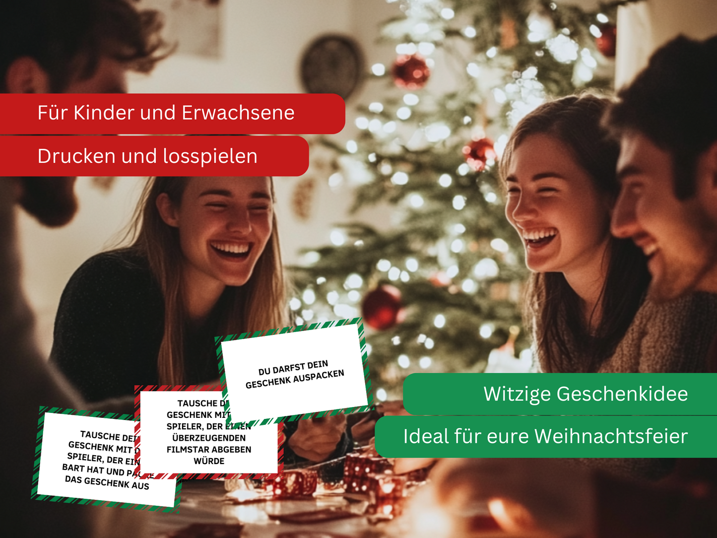 Weihnachtsspiel - Geschenke Wichteln Spiel