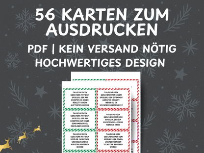 Weihnachtsspiel - Geschenke Wichteln Spiel